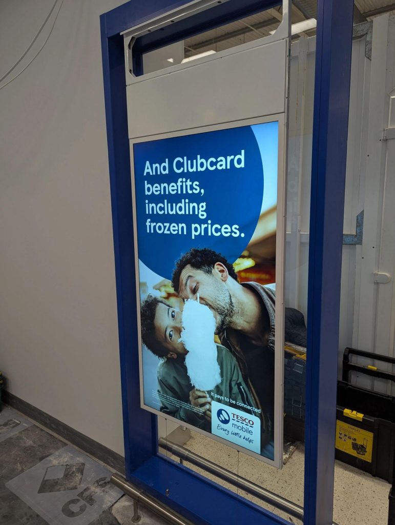 Digital signage installation