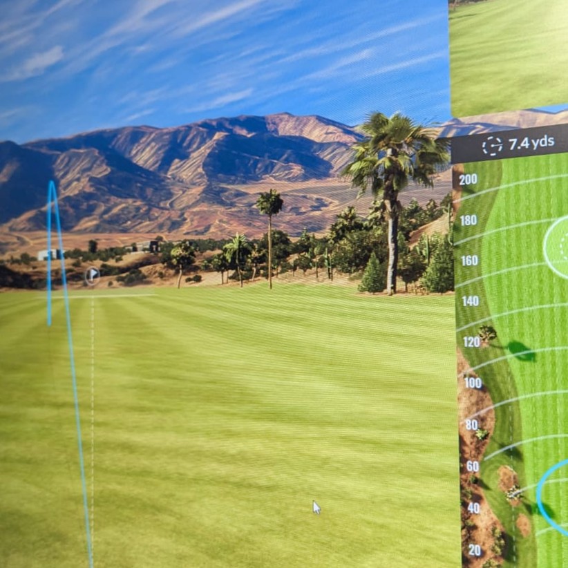 Play golf courses from around the world at home with a golf simulator