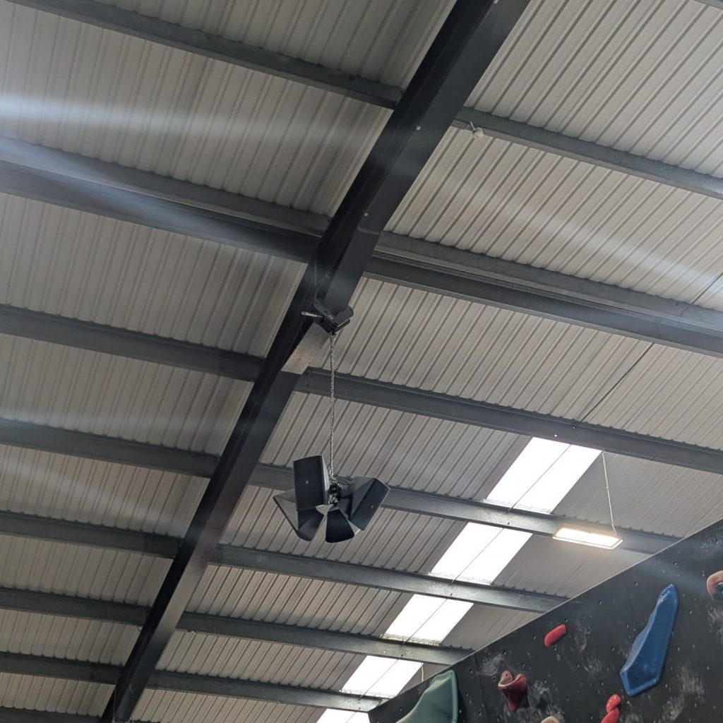 climbing centre audio installation