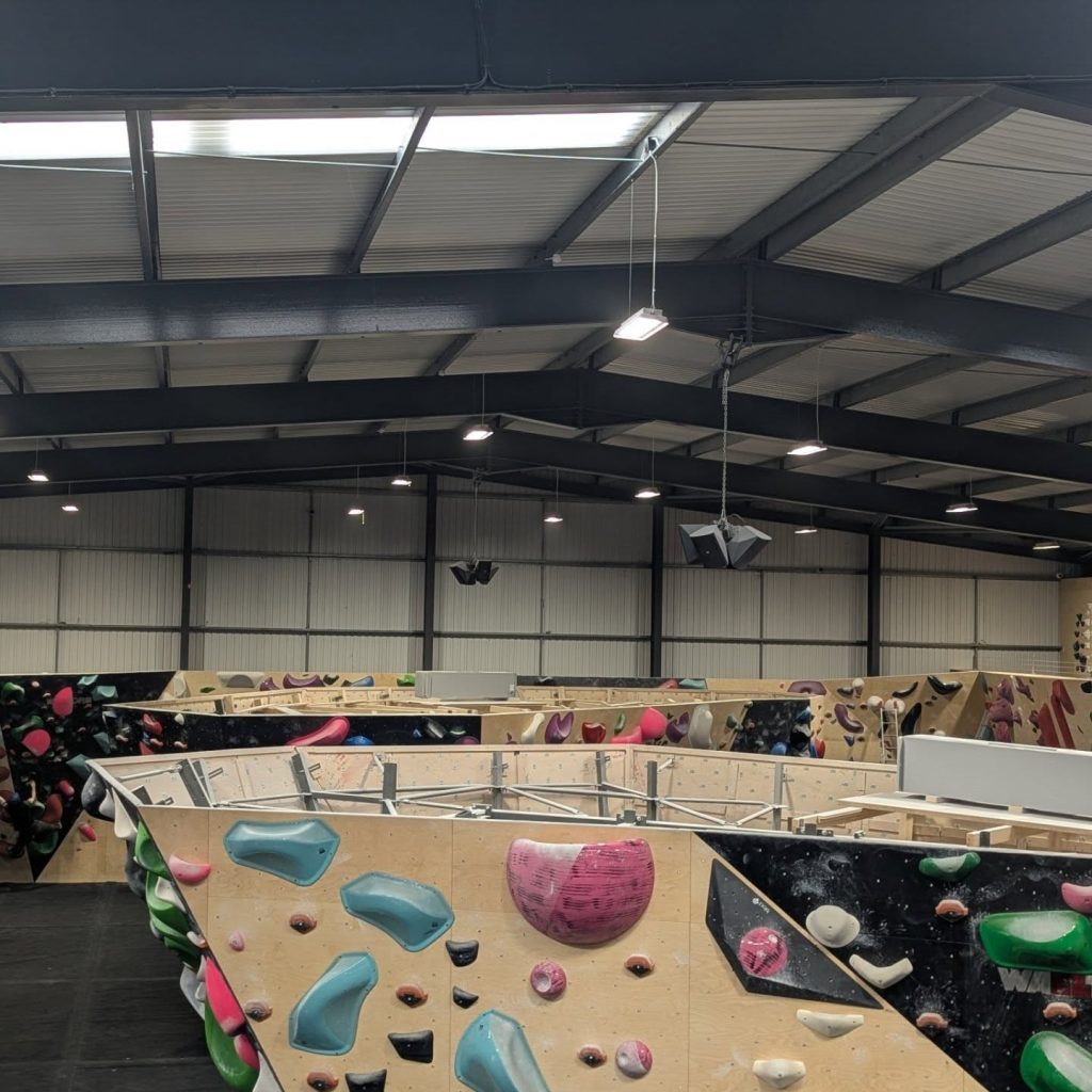 the audio install we fitted for the climbing centre in Glasgow is performing well