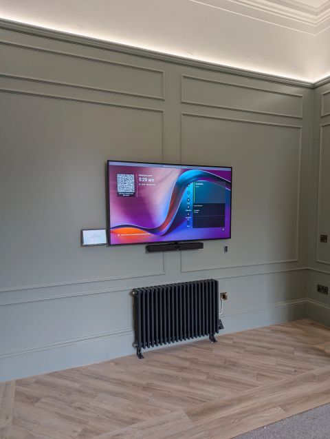 the new Samsung TV we have fitted for Retties Estate Agents